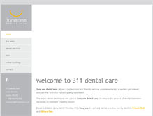 Tablet Screenshot of 311dental.co.uk